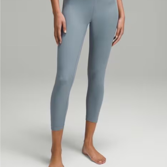 NWT lululemon Align Ribbed HR Legging 25" Belgian Blue - Picture 5 of 8